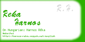 reka harnos business card
